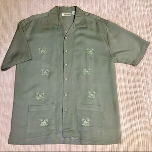 Rare Cubavera Casual Button Down Shirt Era 1999